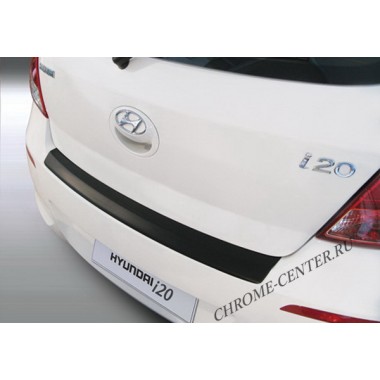 Накладка на задний бампер с загибом HYUNDAI i20 (2012-2014) бренд – RGM главное фото